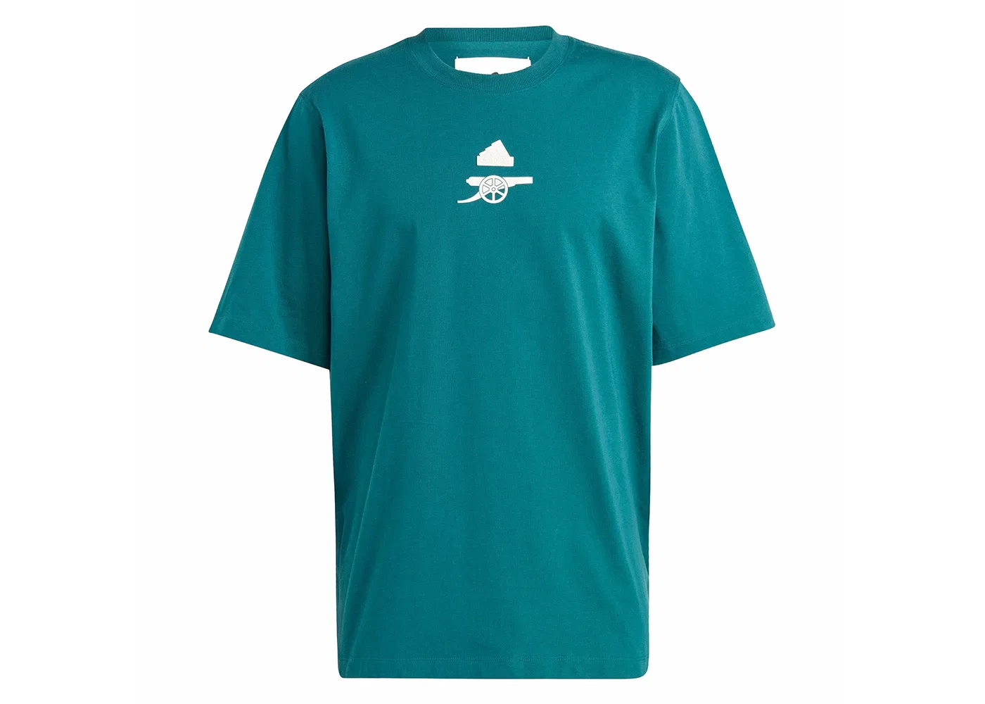 Мужская футболка оверсайз с принтом Arsenal LFSTLR Adidas, цвет Rich Green