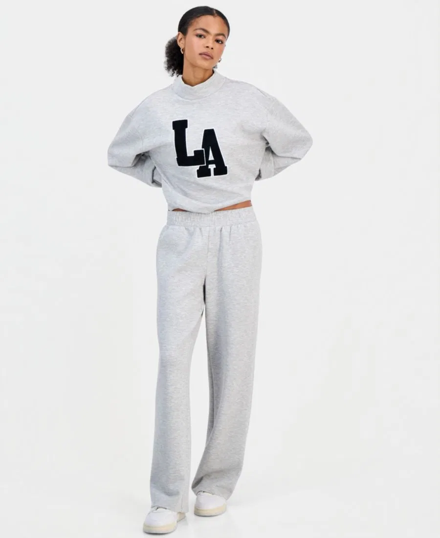 Спортивные брюки с высокой посадкой FVR DRM, Heather Grey