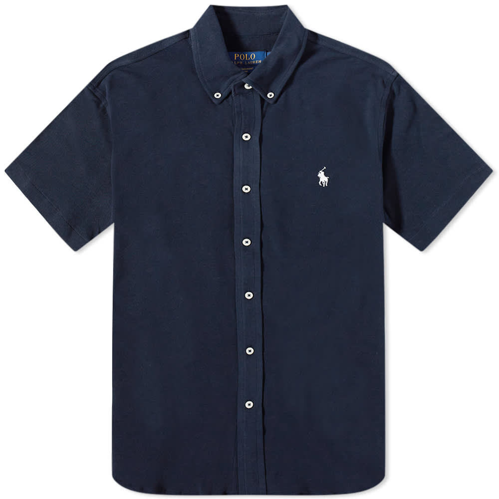 

Рубашка Polo Ralph Lauren Short Sleeve Button Down Pique Shirt