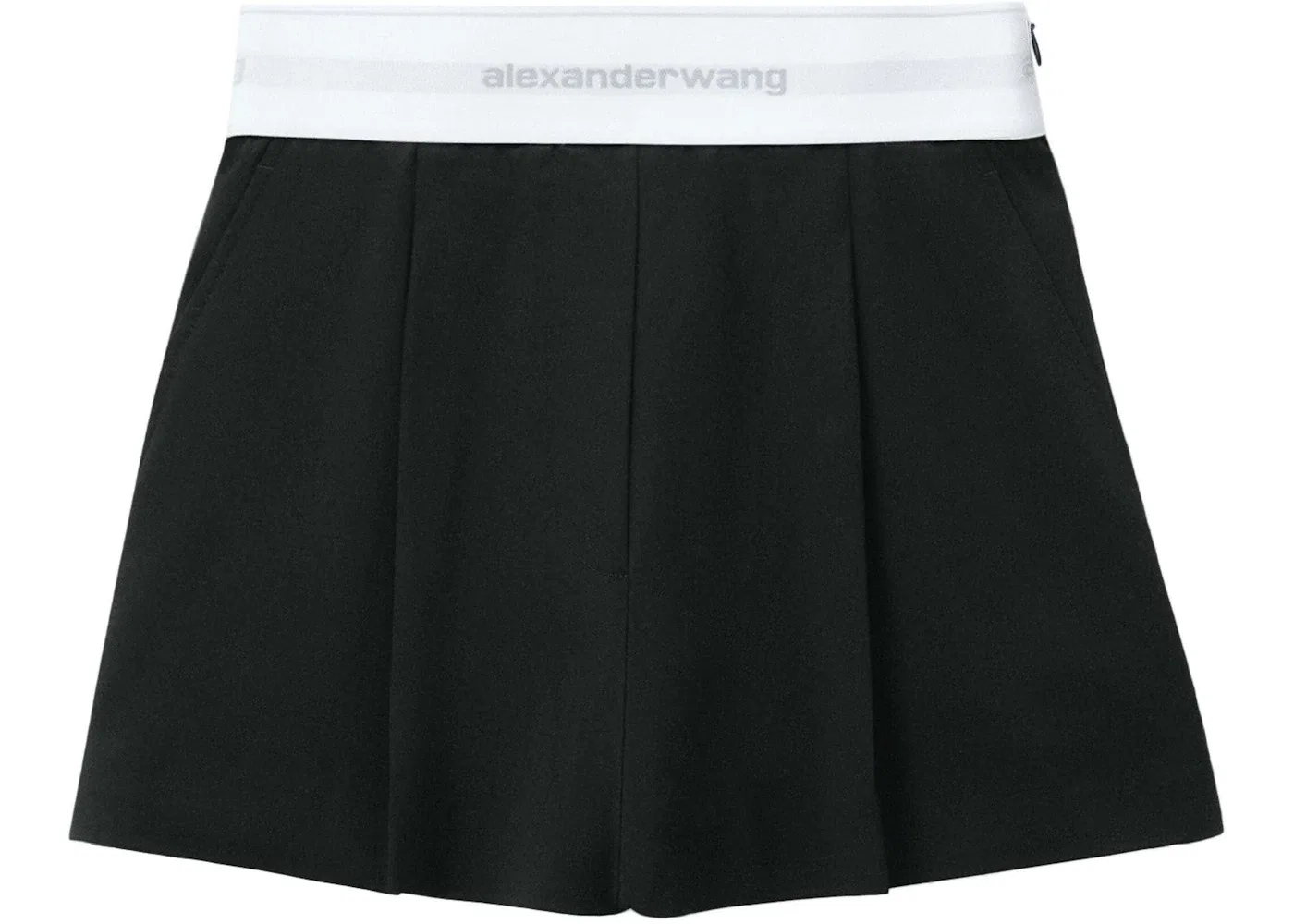 Женские шорты с логотипом Alexander Wang, черный