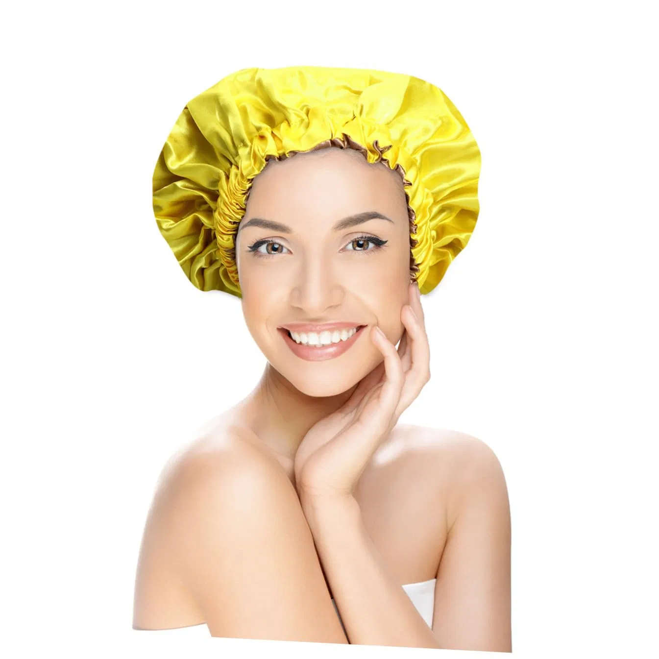 Шапочка для сна Satin Sleep Cap, Gogogmee, желтый