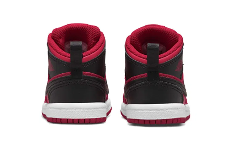 Детские кроссовки для малышей с поддержкой Reverse Bred Jordan, Черный/Красный — фото 4