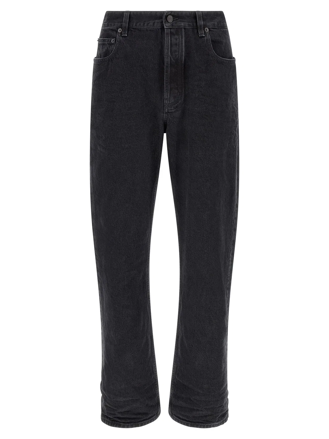 Прямые джинсы Relax Tapered SAINT LAURENT, черный