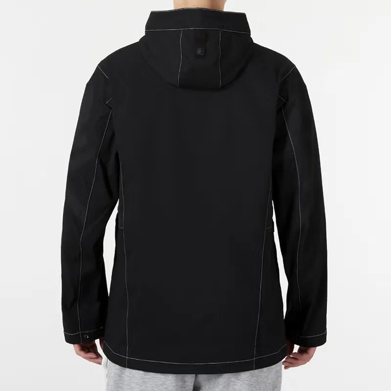 Худи на молнии с капюшоном Adidas, черный — фото 3