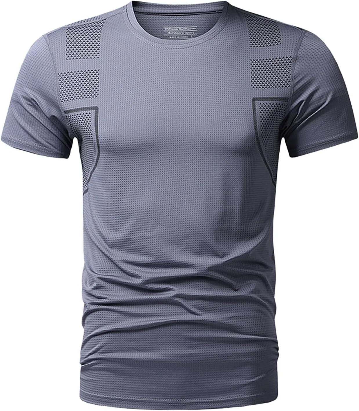 Мужская компрессионная футболка Athletic Workout, Grey