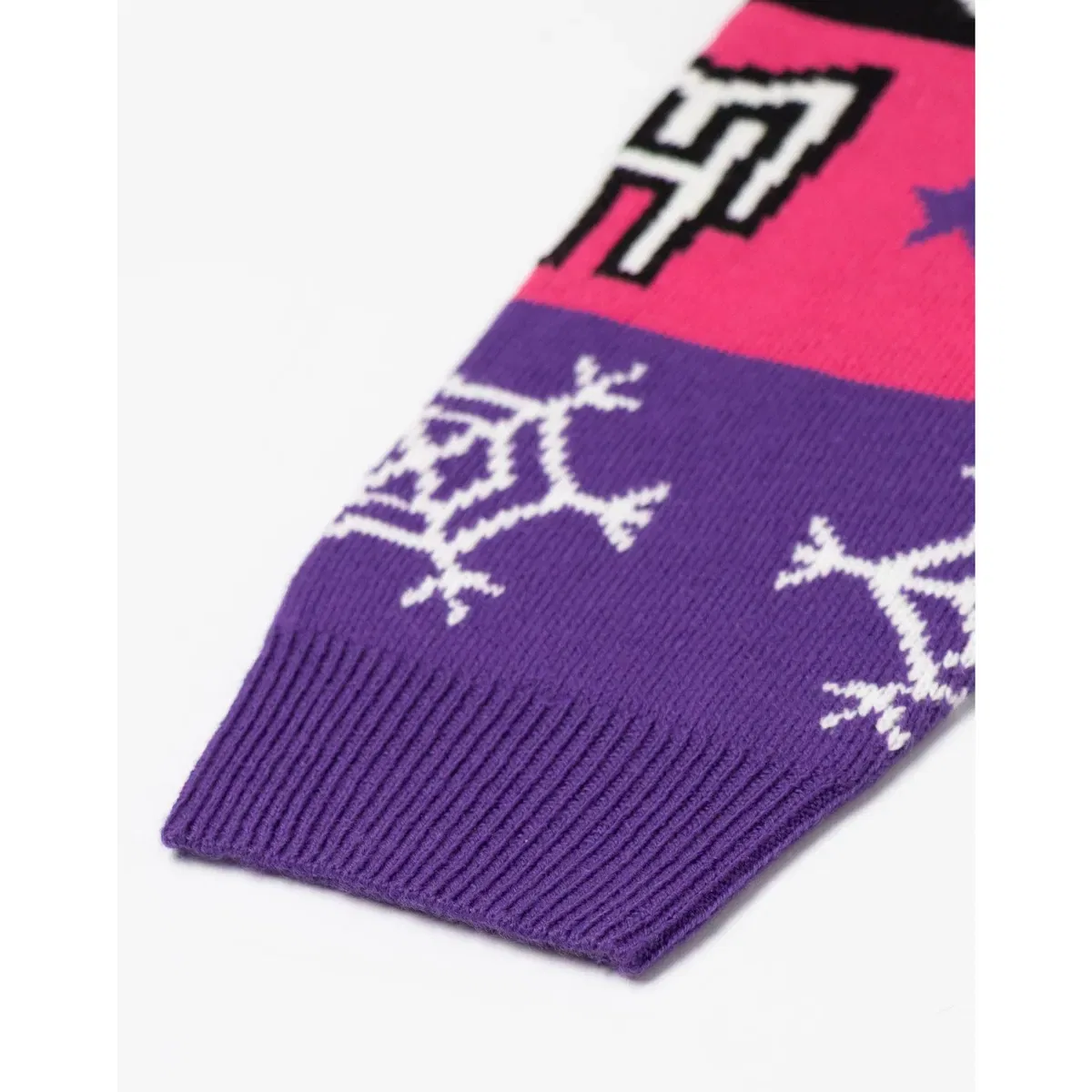 Детский рождественский свитер с узором Skull & Snowflake Fairisle Monster High, Multi — фото 4
