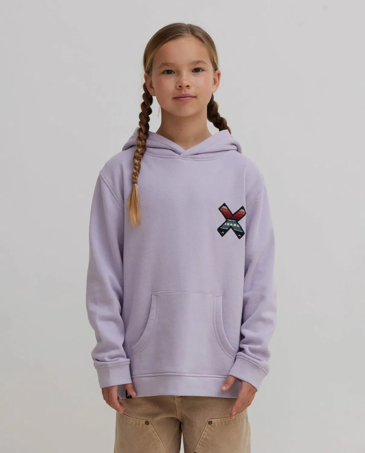 Детская худи с вышивкой Blue Banana, Lila