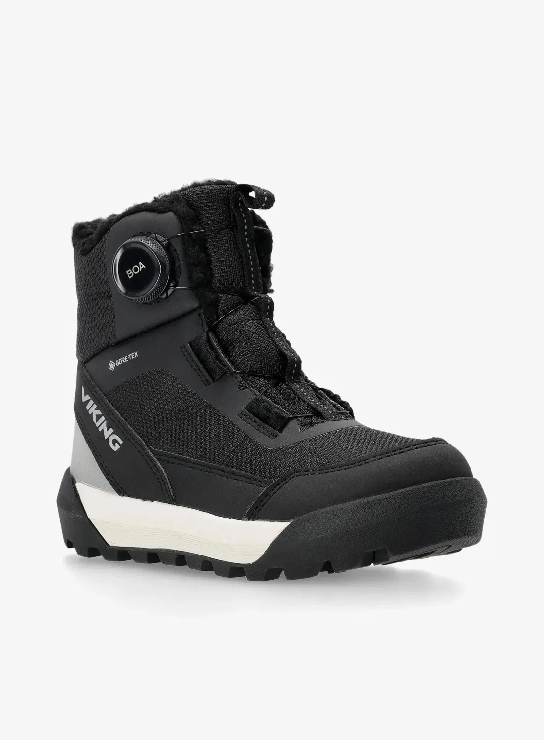Детские снежные ботинки с мембраной GORE-TEX Expower Warm GTX BOA Viking, Schwarz — фото 3