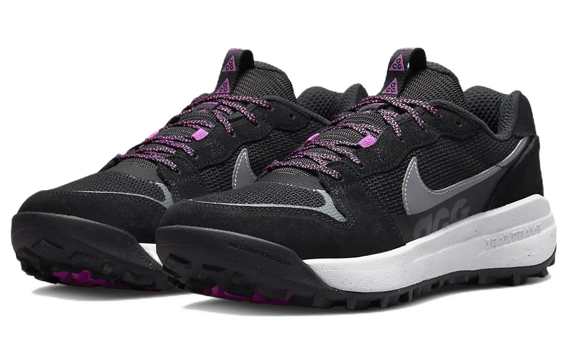 Кроссовки Nike ACG Lowcate, черный/серый/фиолетовый — фото 3