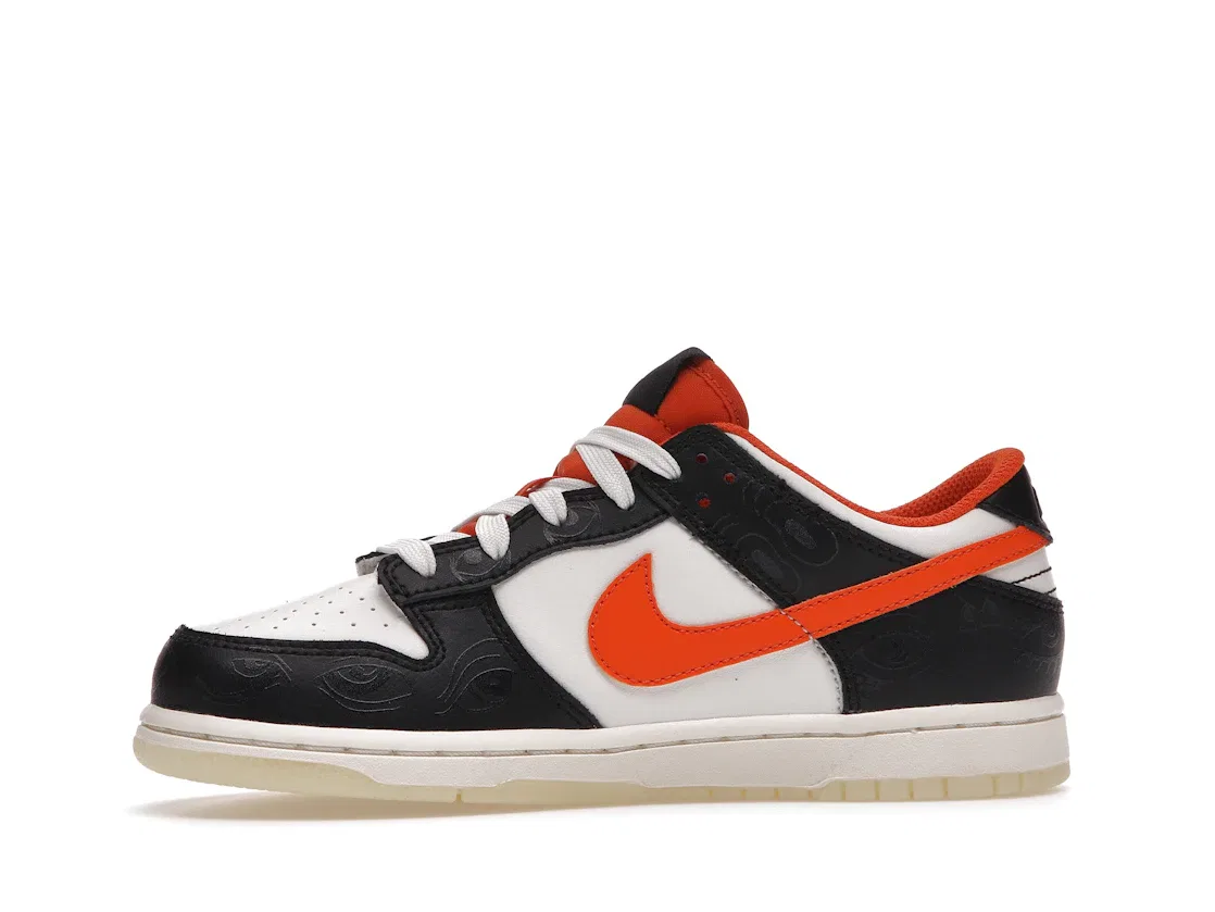 Детские кроссовки-лоу с принтом Nike Dunk Low PRM Nike, Sail/Starfish/Black — фото 3
