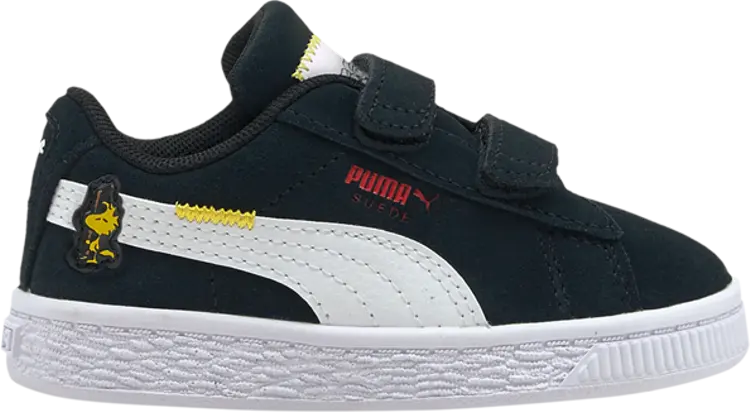 

Кроссовки Puma PEANUTS x Suede Classic 21 Infant Snoopy, Woodstock and Charlie Brown, черный
