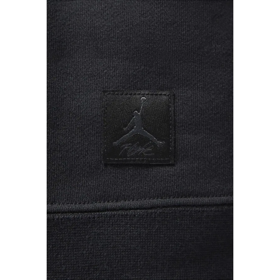 Женский свитшот оверсайз Jordan Jumpman Flight Fleece Crew Nike, Черный — фото 4