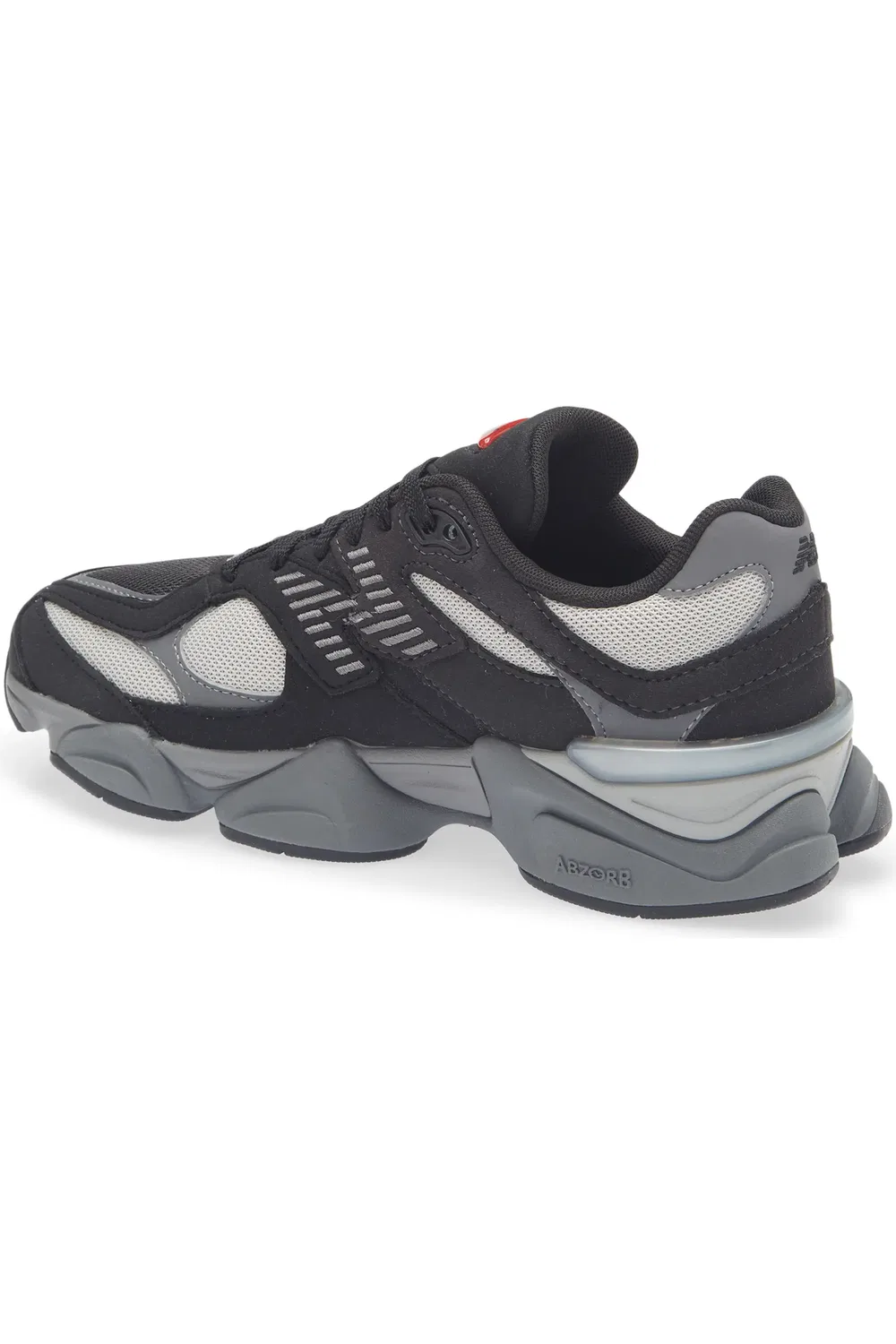 Детские кроссовки на толстой подошве 9060 New Balance, Black/Castlerock — фото 2