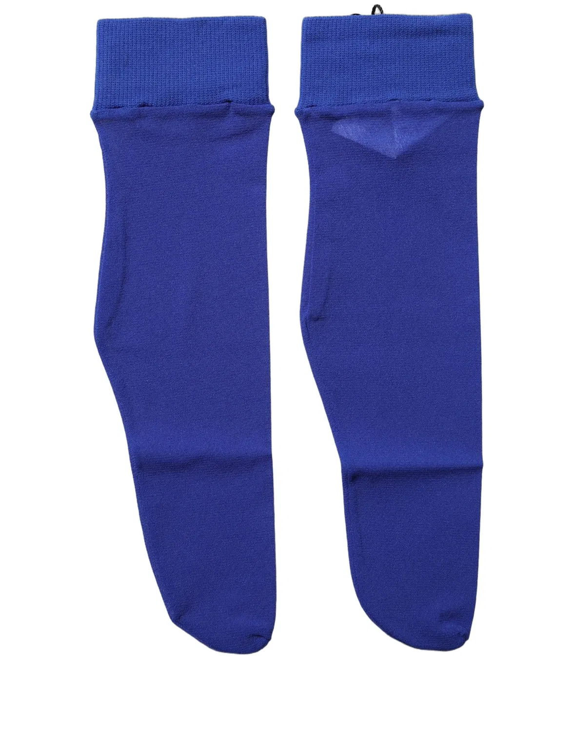 Женские носки средней длины с прозрачным дизайном Royal Blue Mid Calf Sheer Nylon Dolce & Gabbana, Blue — фото 3