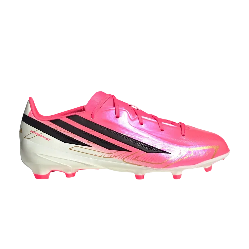 Кроссовки Adidas F50 Hyperfast League FG Little Kid, розовый