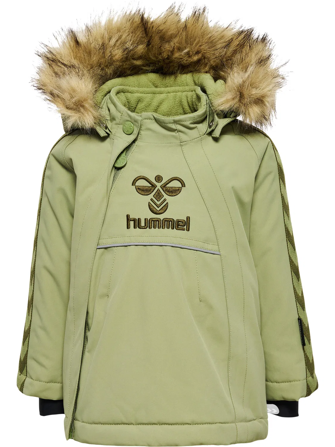 Детская куртка с капюшоном Hmljessie Hummel, Darkolivgrun