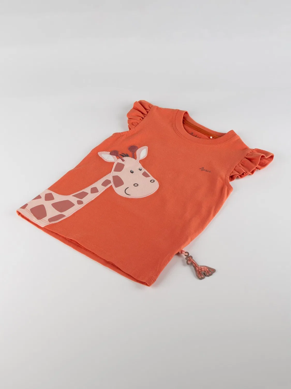 Футболка Sigikid T-Shirt Savanne оранжево-красного цвета — фото 3
