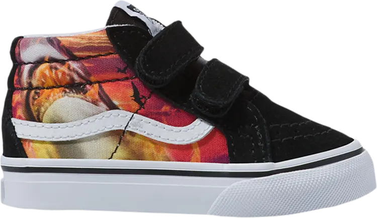 

Кеды Vans Sk8-Mid Reissue V Toddler Shark Sunset, черный