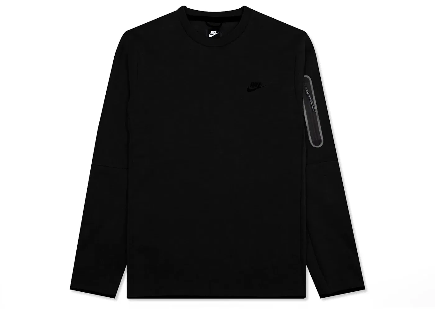 Мужской свитшот с длинным рукавом Nike Crew, Черный/Черный