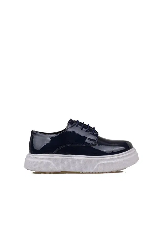 Детские туфли для мальчиков на шнуровке Trend Adımlar, Navy Blue — фото 2