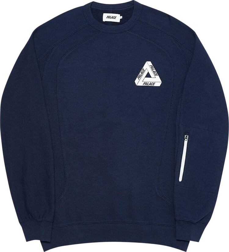 

Толстовка Palace Techie Ferg Crew 'Navy', синий