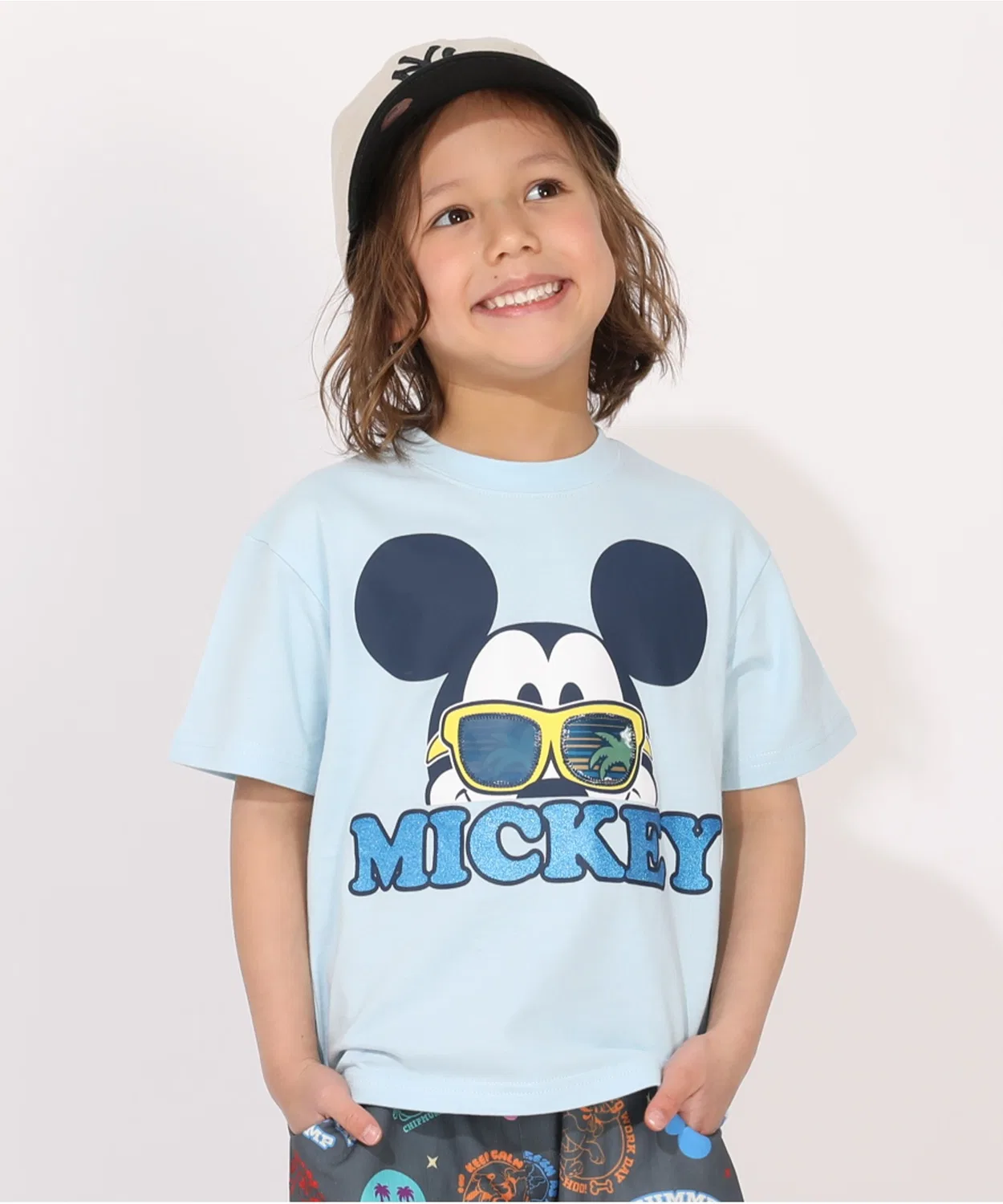 Детская футболка с принтом Disney Resort Lenticular Light Blue BABYDOLL, Light Blue