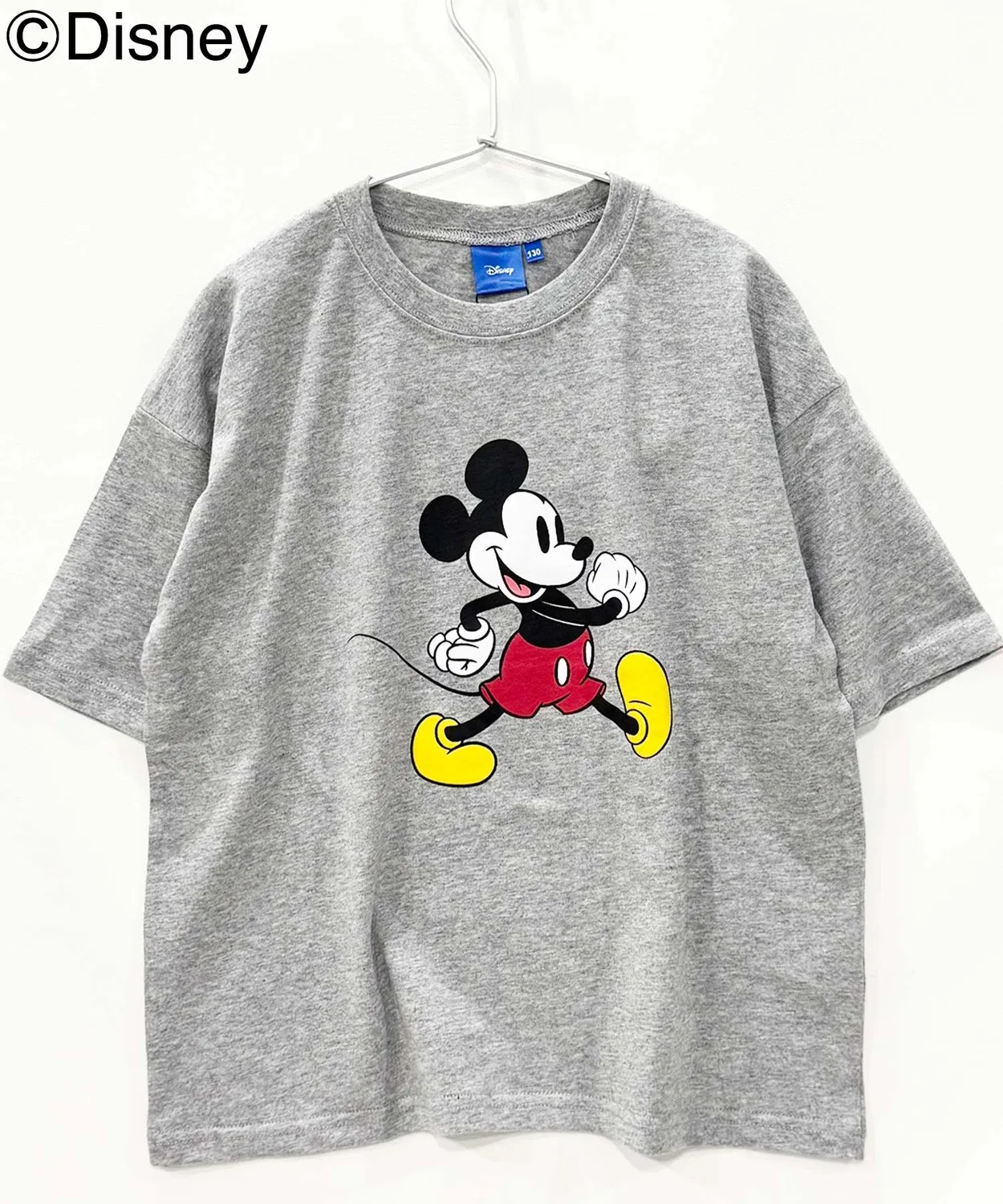 Детская футболка с принтом Mickey Mouse Disney, Charcoal — фото 4
