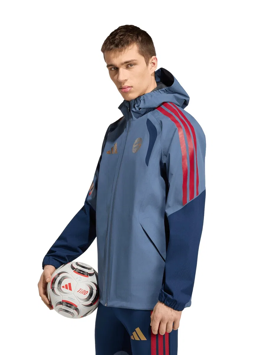 Куртка ADIDAS PERFORMANCE для межсезонья, синего цвета — фото 2