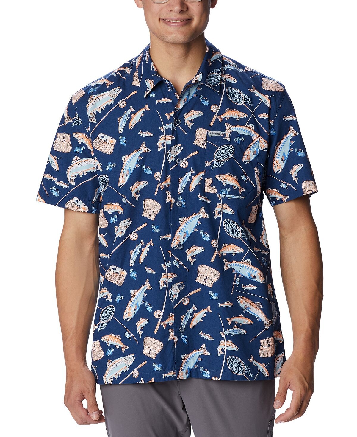 

Мужская рубашка с коротким рукавом pfg trollers best™ Columbia, мульти
