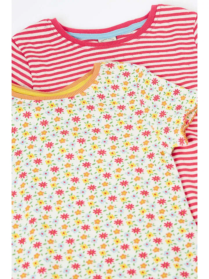 Комплект футболок с принтом Frugi, красный — фото 4