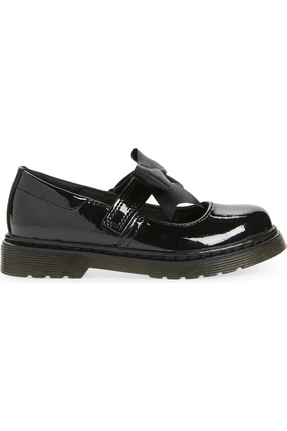 Детские туфли Dr. Martens Maccy II, Мэри Джейн на платформе, Black Patent — фото 3
