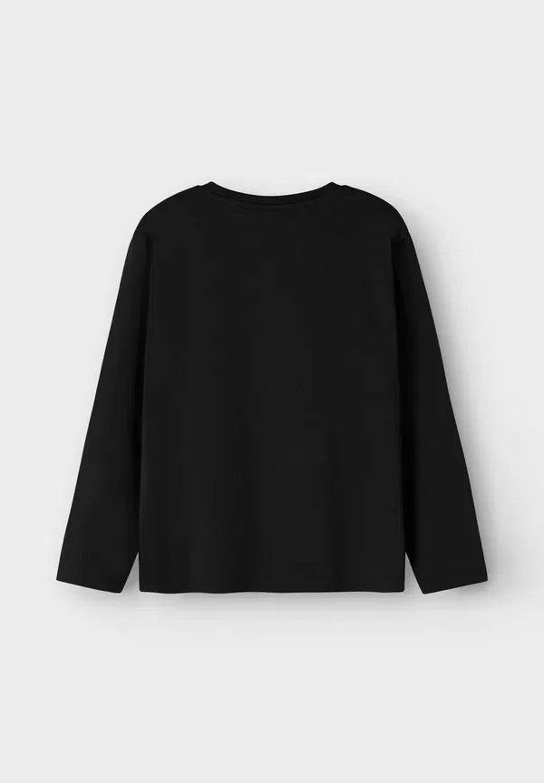 Комбинезон с длинным рукавом, хлопок, Long sleeved one piece, Name It, черный — фото 3