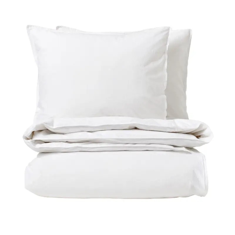 

Комплект двуспального постельного белья H&M Home Cotton, белый