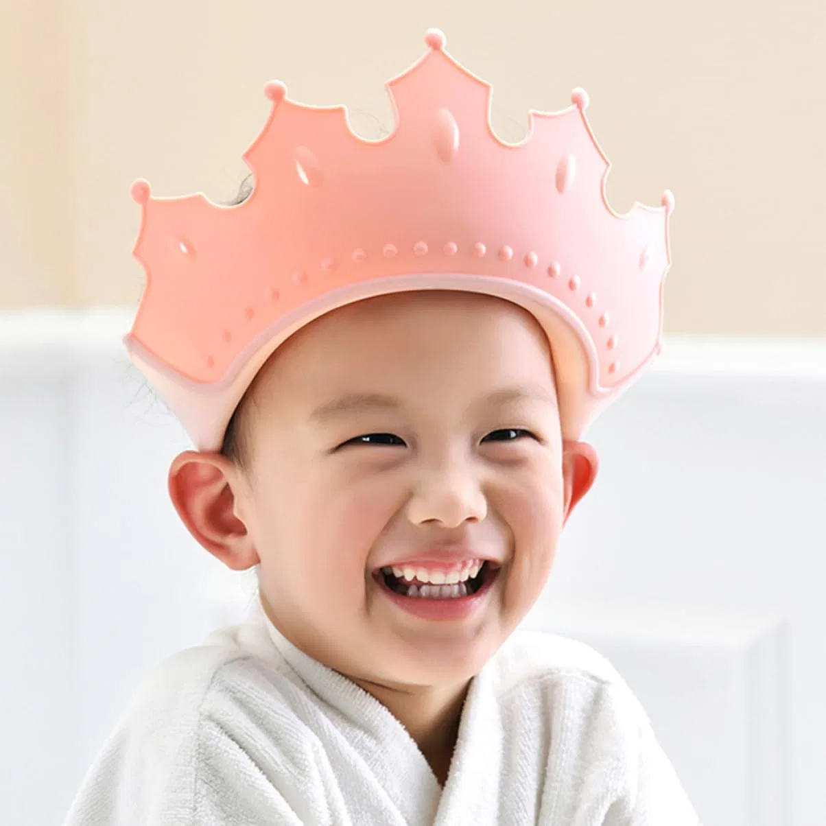 No brand Шапочка для душа из мягкого TPE, Pink — фото 2