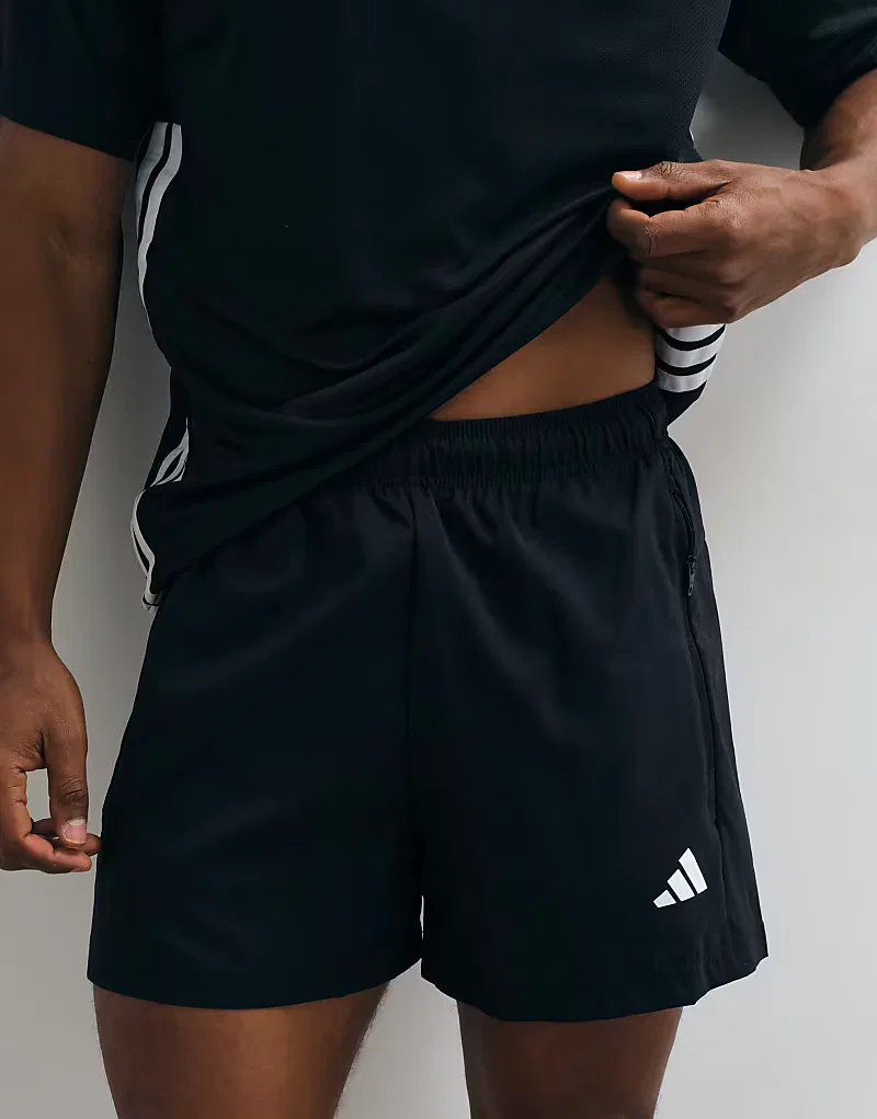 Шорты тканые Workout essentials base Adidas Performance, черный — фото 2
