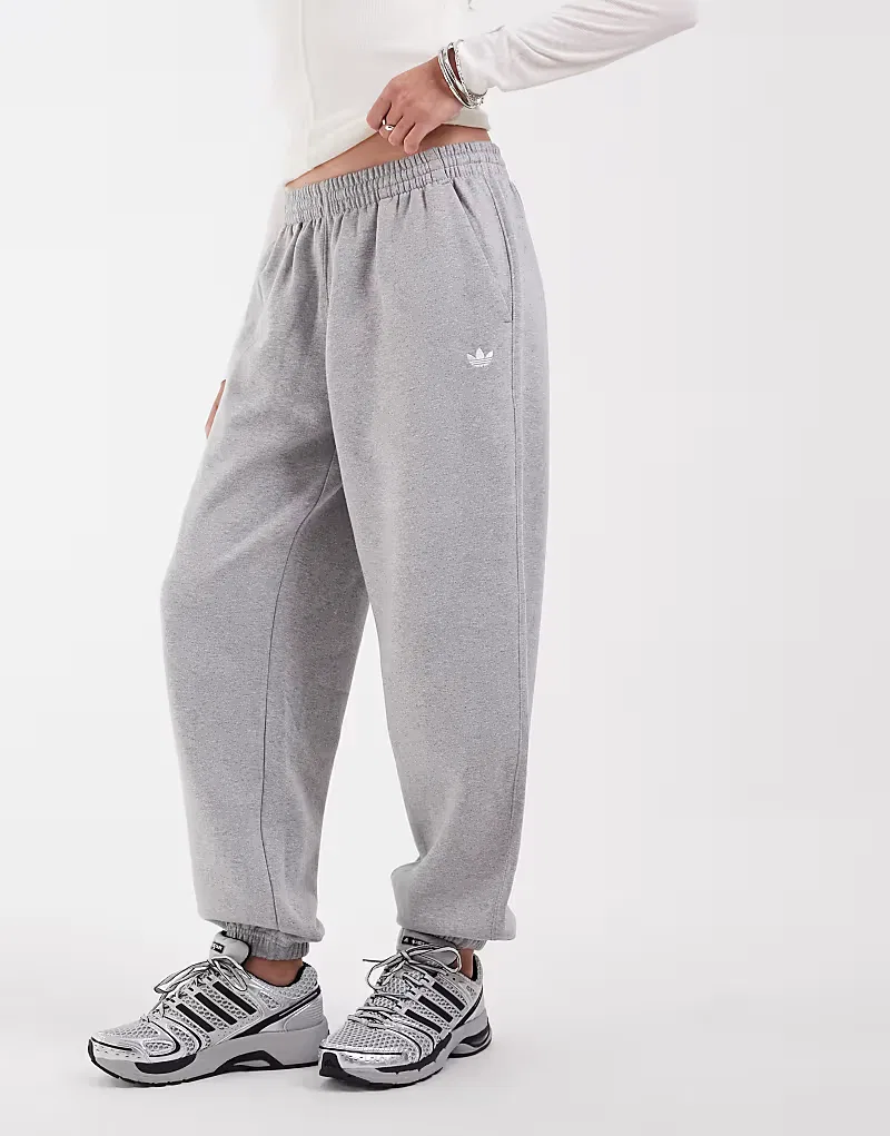 Спортивные брюки Adidas Originals Trefoil Essential, серый — фото 2