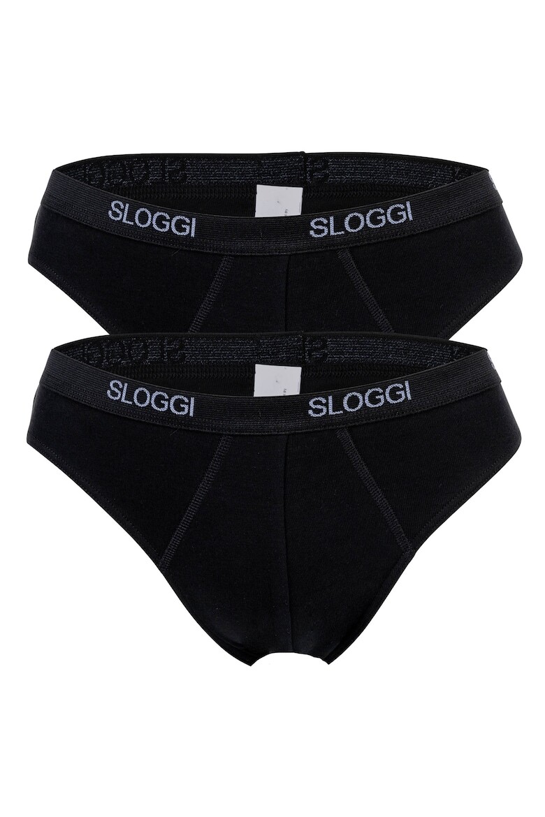 

Skiny, Трусики 13221 с хлопком - 2 пары Sloggi, черный