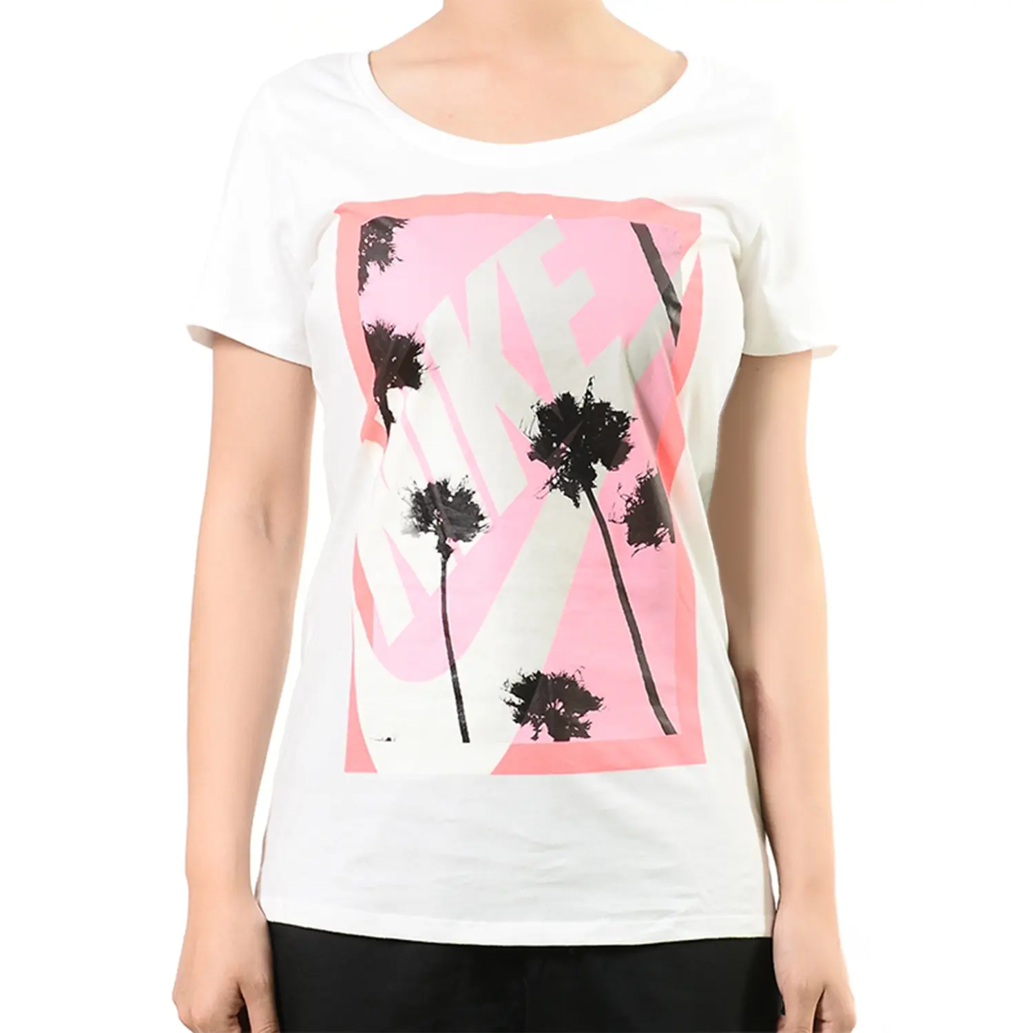 

Nike Футболка Women's White Crew Neck Moderate