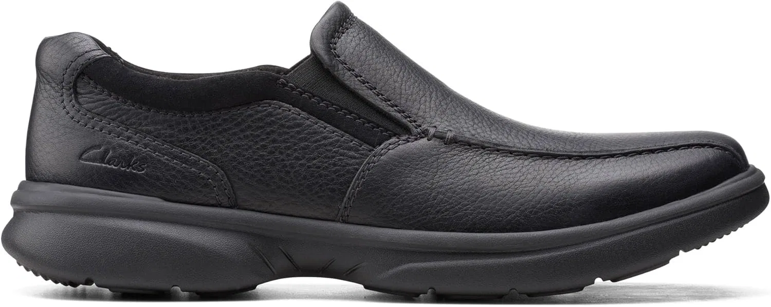 Мужские лоферы Clarks из черной кожи — фото 4