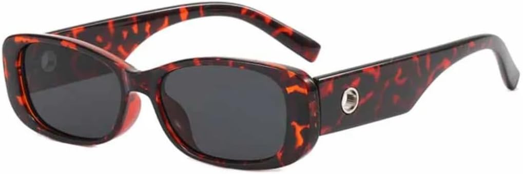 

Солнцезащитные очки с защитой UV400 | Овальная оправа с леопардовым принтом, цветные линзы | Для женщин и мужчин, для занятий спортом на открытом воздухе и вождения DSVIGF, Leopard Gray