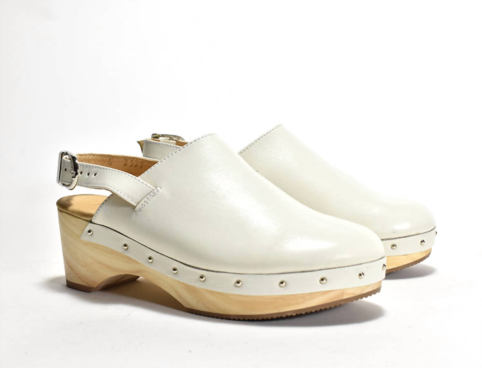 Женские слингбэк-клоги Zen из йогуртовой кожи CORDANI, Yogurt Leather — фото 3