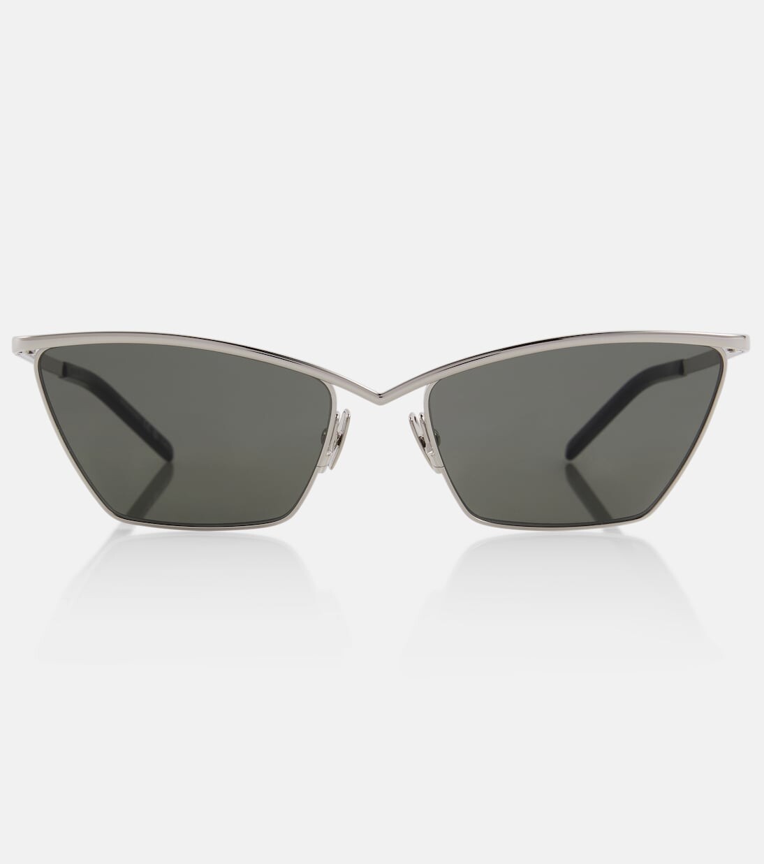 

Солнцезащитные очки "кошачий глаз" sl 637 Saint Laurent, серебро