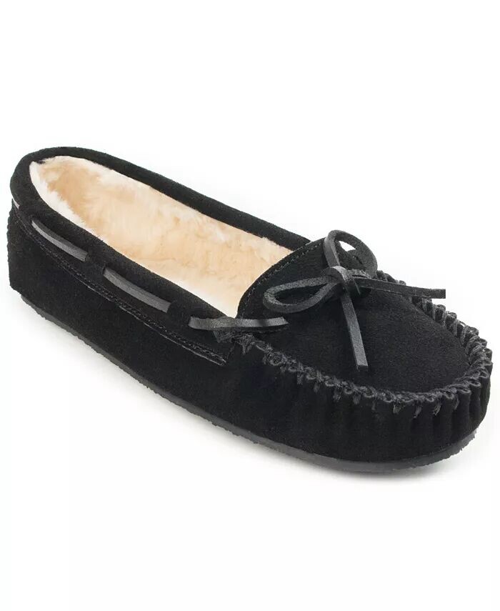 Женские тапочки-мокасины Cally Minnetonka, черный