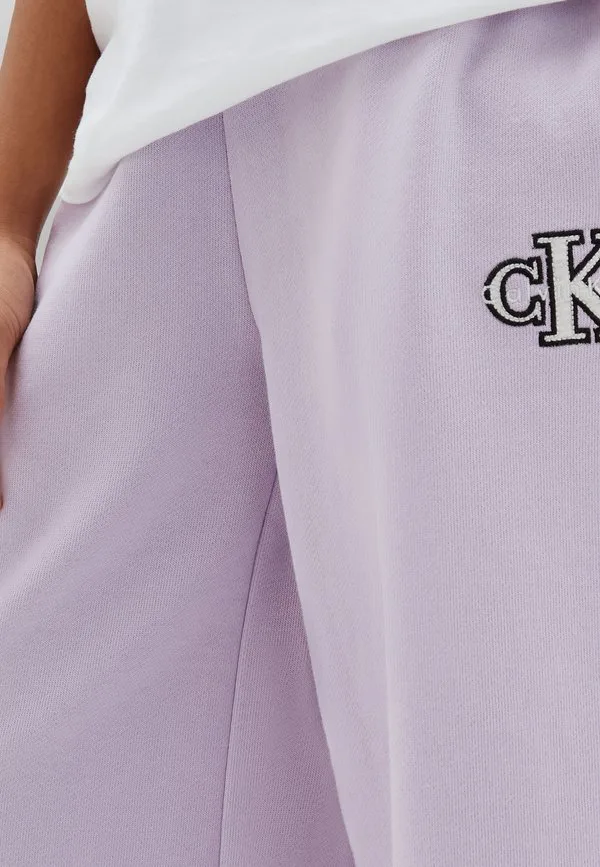 Спортивные брюки с широкими штанинами monologo Calvin Klein Jeans, Orchid Petal — фото 4