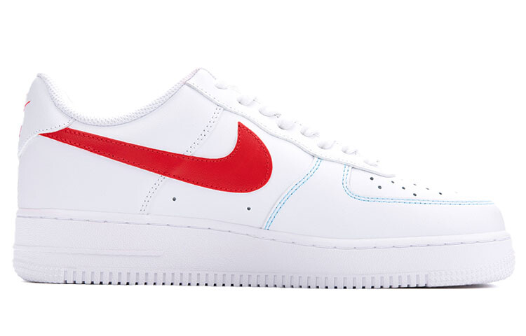 

Кроссовки Nike Air Force 1 Skateboarding Shoes Women's Low-top Blue/Red, белый/синий/красный