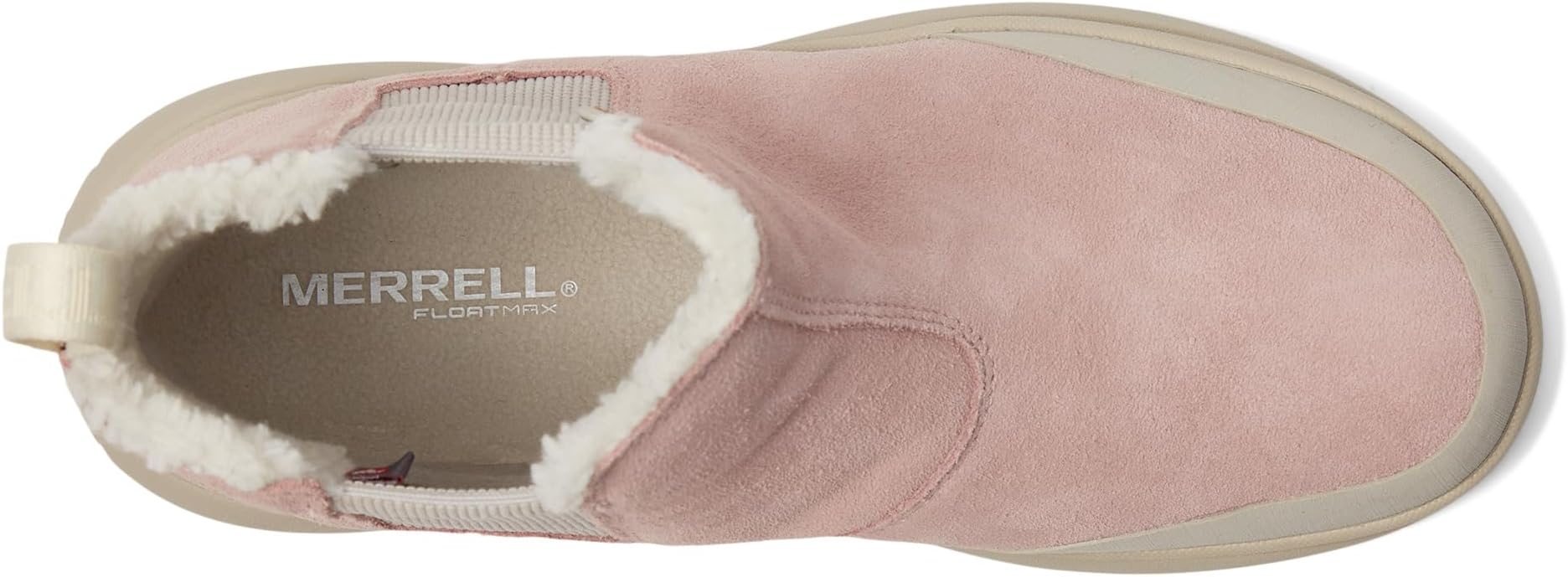 Ботинки женские Merrell Marquette Thermo Lace-Up водонепроницаемые из замши, светло-розовый — фото 2