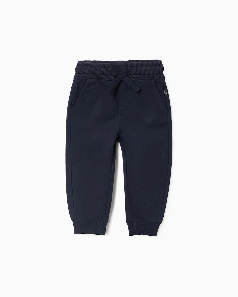 

Детские спортивные штаны с эластичным поясом и шнурком Zippy, темно-синий