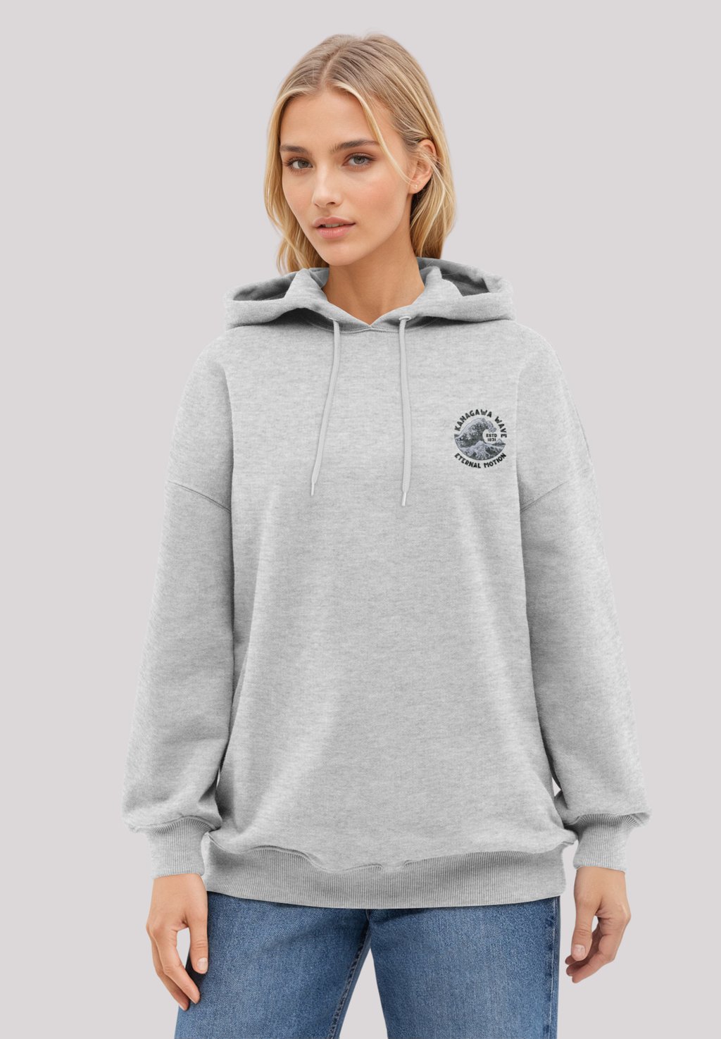 

Толстовка Hoodie F4NT4STIC, серый