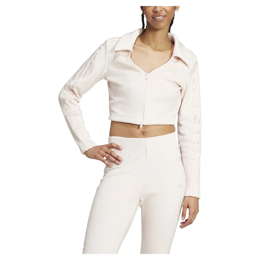 

Свитер adidas Originals Rib cardigan, розовый