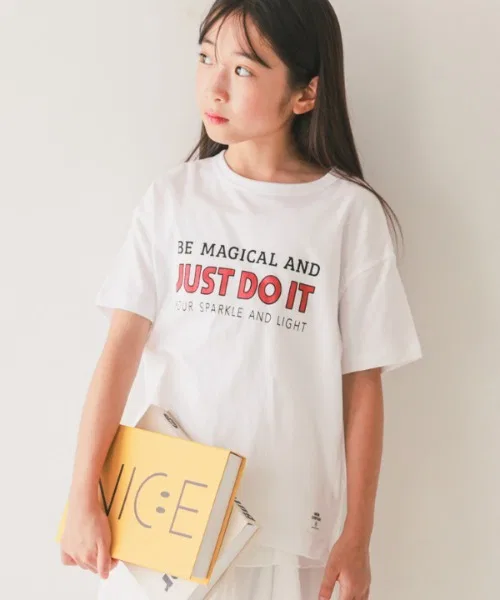 Детская футболка JUST DO IT Jeans-b с принтом гориллы белая